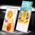 Tempered Glass Menu Board Price Table Light Box